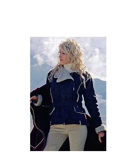 PROMOZIONE Giacca modello Stella polare da donna con cintura e tasche