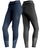 Leggings da equitazione per donna modello Dalia con fascia elastica in lurex e grip sulle ginocchia