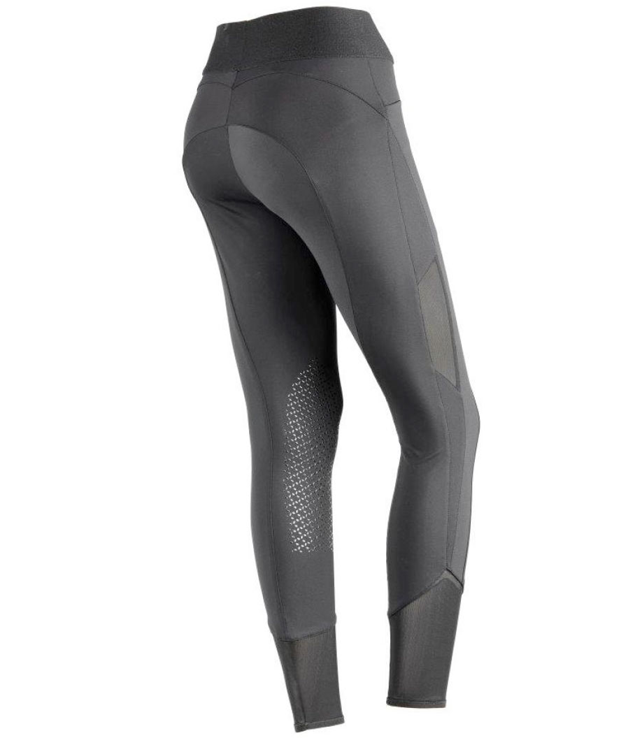 Leggins da equitazione donna Calendula con inserti rete e taglio anatomico - foto 3