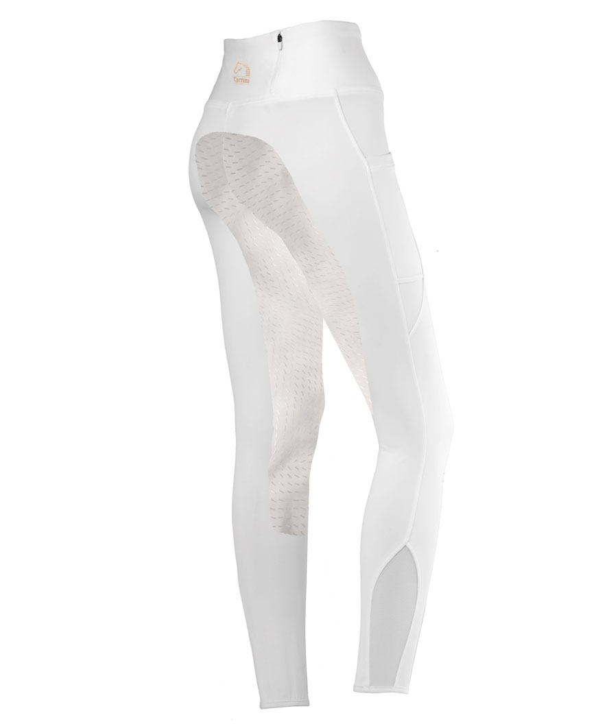 Leggins da equitazione donna Begonia full grip con fascia alta in vita - foto 2