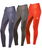 Leggins da equitazione donna Begonia full grip con fascia alta in vita - foto 3