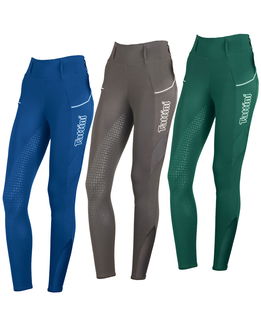 Leggins equitazione donna modello Passiflora in tessuto tecnico super elasticizzato
