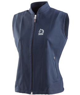 Gilet equitazione donna modello Ortensia in tessuto tecnico felpato 4 stagioni