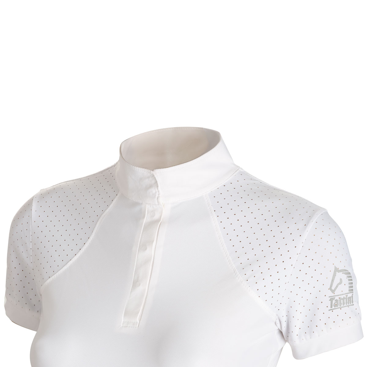 Maglia da concorso per donna in tessuto tecnico piquet con inserti microforati - foto 2