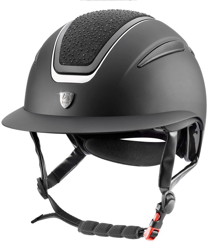 PROMOZIONE Cap Tattini Cassiopea con placca glitter e cristalli, rotella di regolazione NERO S
 - foto 2