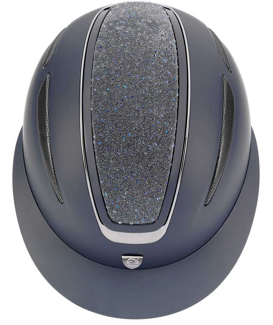 PROMOZIONE Cap Tattini Cassiopea con placca glitter e cristalli, rotella di regolazione NERO S
 - foto 3