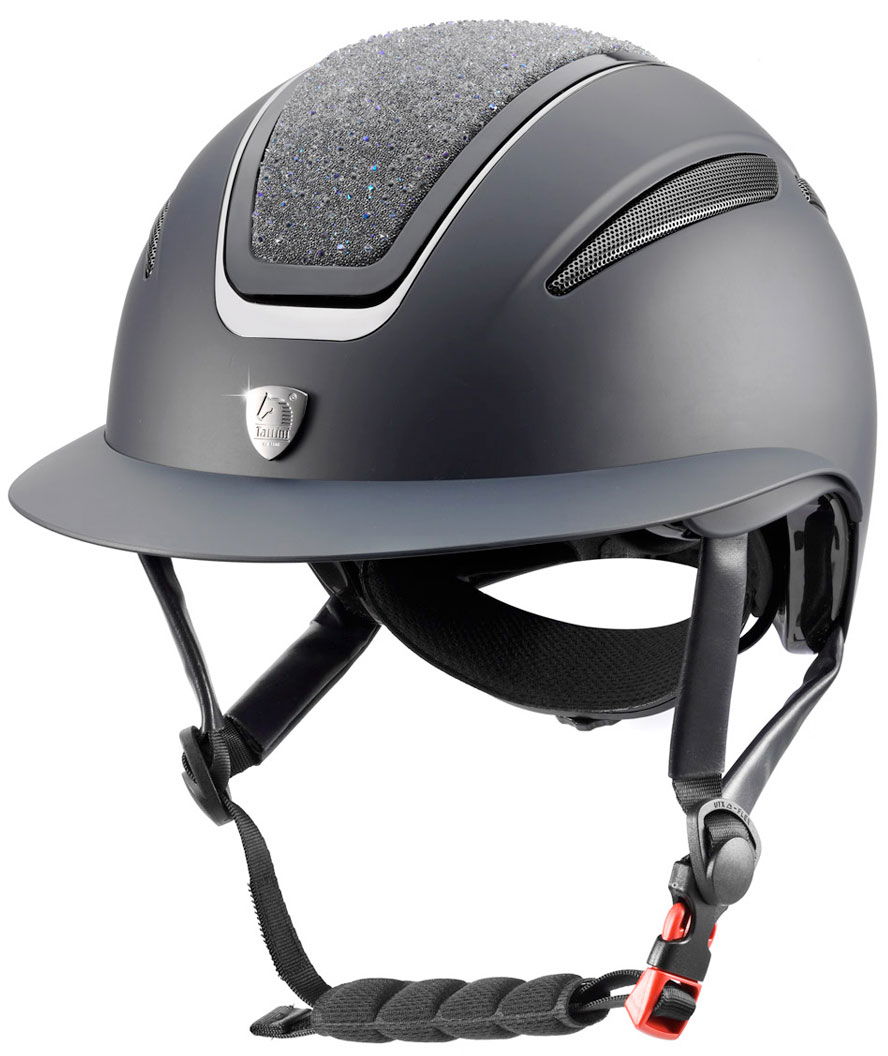 PROMOZIONE Cap Tattini Cassiopea con placca glitter e cristalli, rotella di regolazione NERO S
 - foto 6