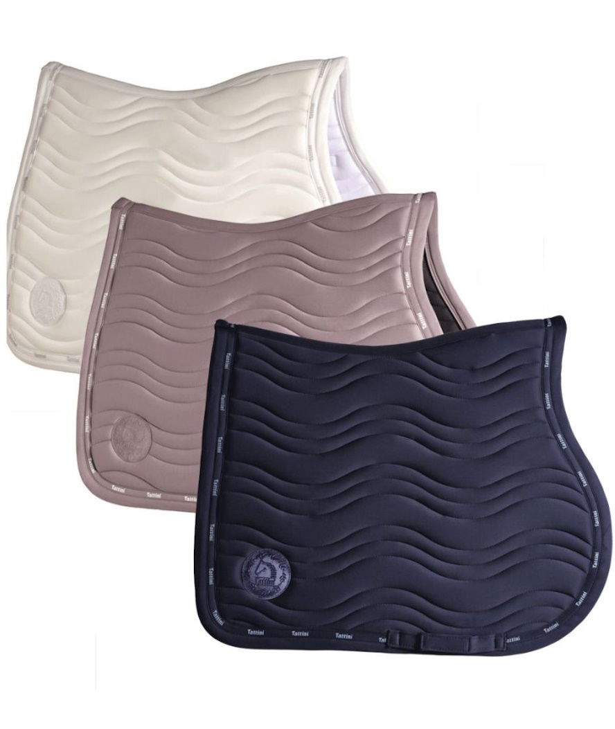 Sottosella rettangolare Tattini modello Moma in microfibra con tripla onda