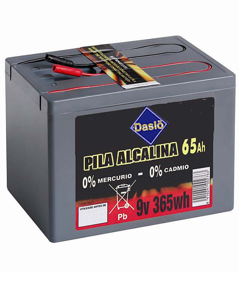 Batteria Daslö alcalina lunga durata 9V 365Wh NON ricaricabile