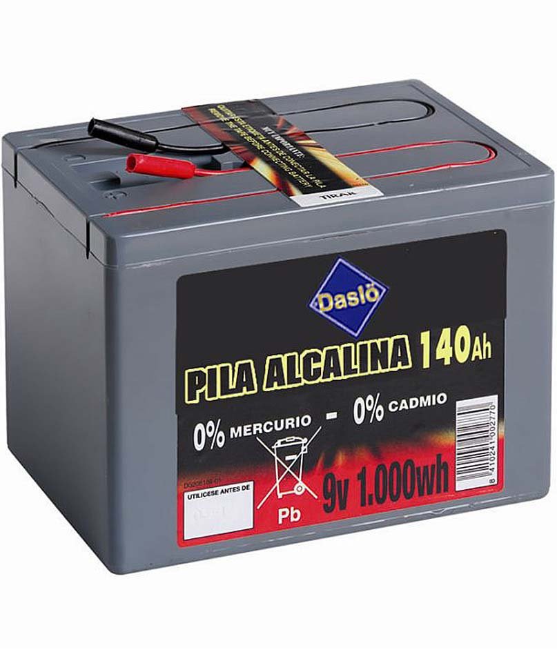 Batteria Daslö alcalina 9V 1000Wh NON ricaricabile