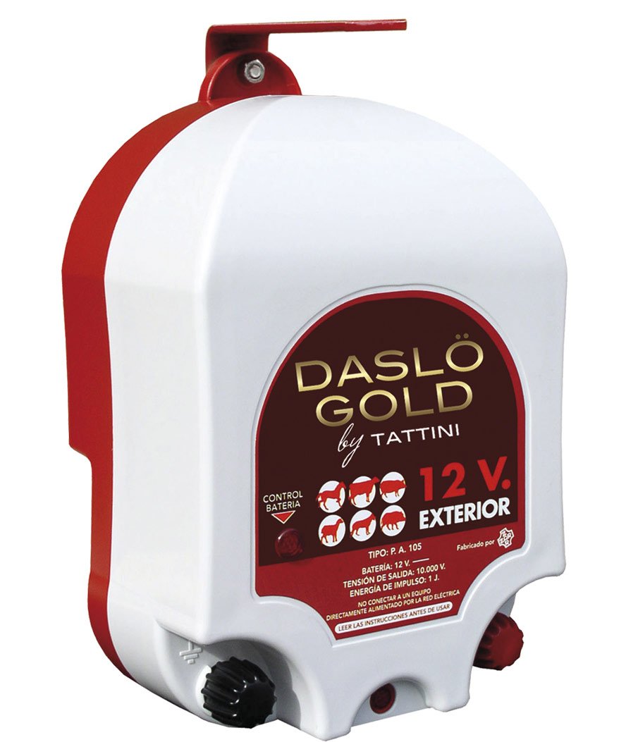 Elettrificatore Daslo Gold doppia alimentazione 12-220V e potenza d’uscita 1J ideale per cani, cavalli, bestiame e selvatici