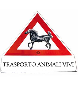 Cartello trasporto animali vivi