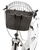 Cesto anteriore per bicicletta in polyrattan 44×34×41cm colore grigio - foto 1