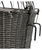 Cesto anteriore per bicicletta in polyrattan 44×34×41cm colore grigio - foto 2