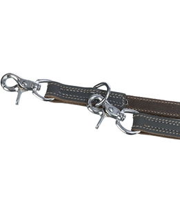 PROMOZIONE Rustic guinzaglio addestramento in pelle M-L: 2m/20mm grigio