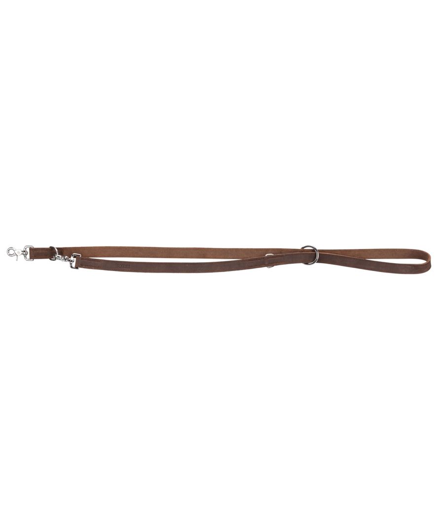 PROMOZIONE Rustic guinzaglio addestramento in pelle M-L: 2m/20mm grigio - foto 2