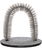 Arco per massaggio e cura del pelo per gatti 36×33cm colore grigio