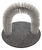 Arco per massaggio e cura del pelo per gatti 36×33cm colore grigio - foto 2