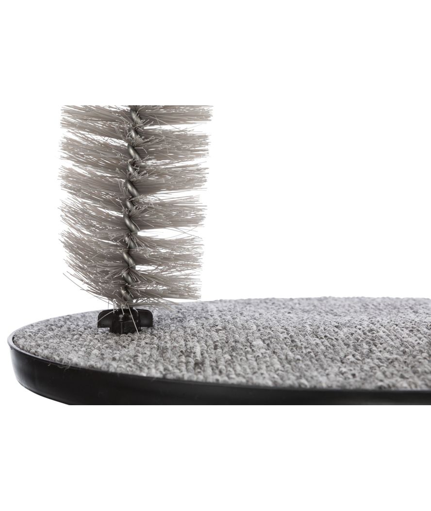 Arco per massaggio e cura del pelo per gatti 36×33cm colore grigio - foto 4