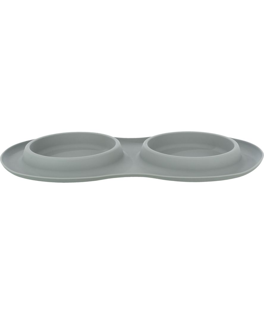 Set 2 ciotole in silicone e acciaio inox 2×0.3l diametro 16cm misura totale 47×3×26cm - foto 3