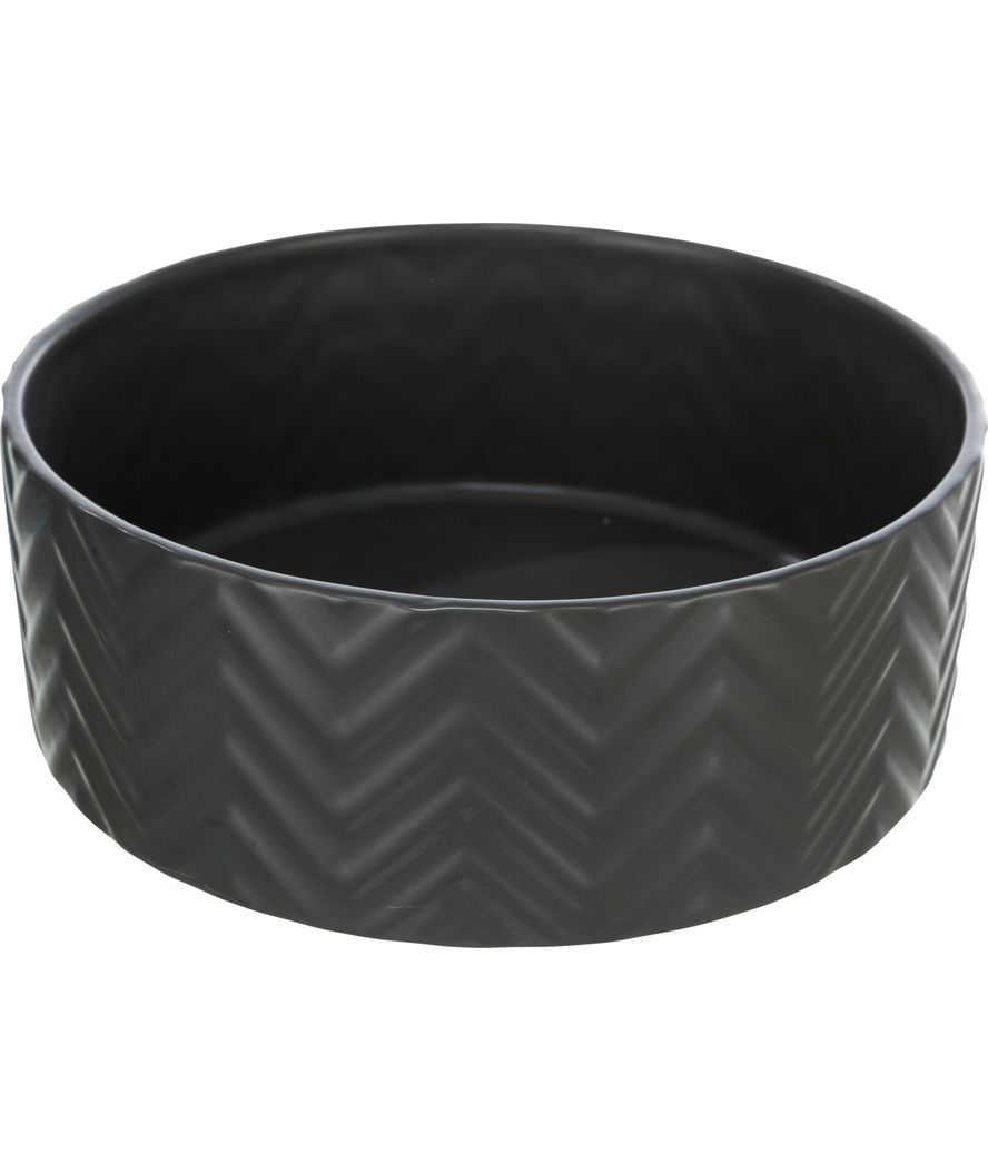 Ciotola in ceramica  1.6l diametro 20cm colore nero opaco