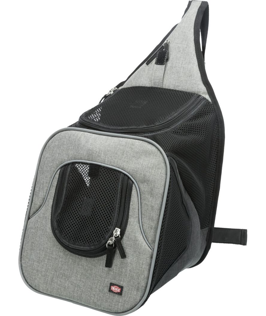 Borsa frontale savina 30x33x26cm colore nero/grigio