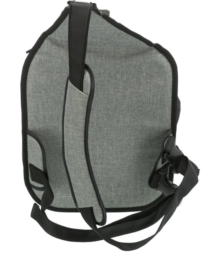 Borsa frontale savina 30x33x26cm colore nero/grigio - foto 1