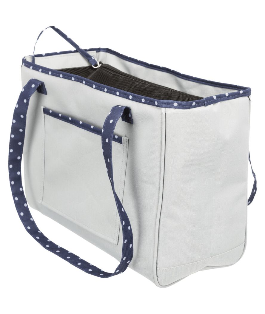 Borsa bonny 20x29x40cm colore blu/grigio - foto 2