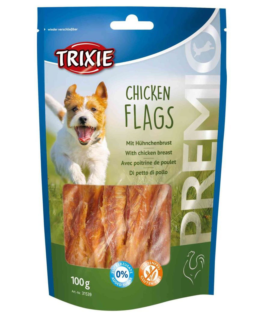 Premio chicken flags per cani - offerta multipack confezioni risparmio