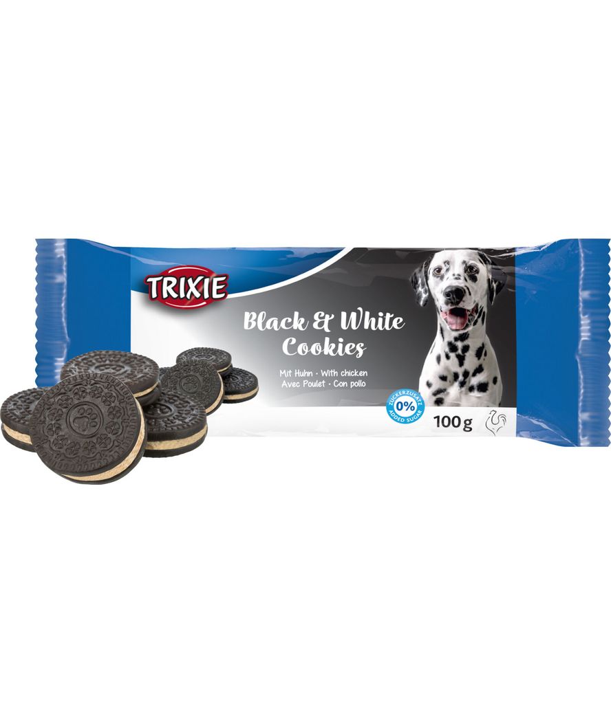 Black & white cookies diametro 4cm, 4pz./100gr. Offerta Multipack 6 confezioni