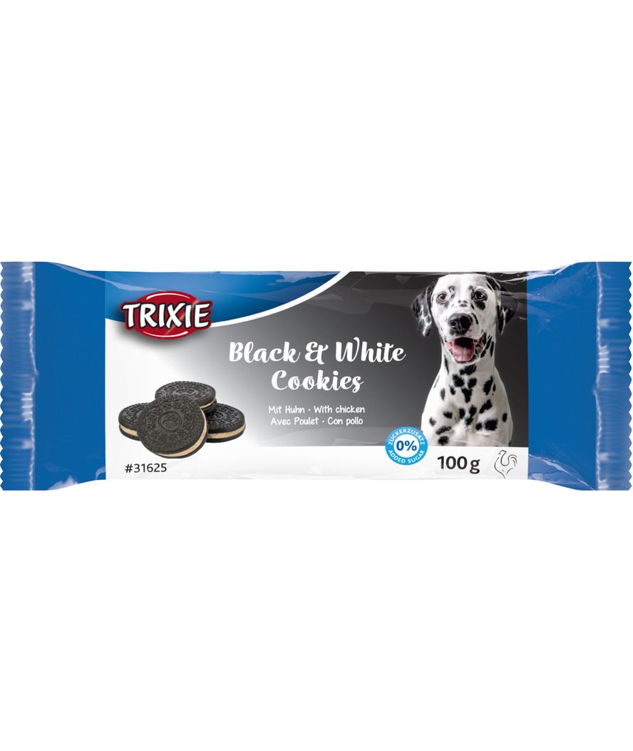 Black & white cookies diametro 4cm, 4pz./100gr. Offerta Multipack 6 confezioni - foto 1