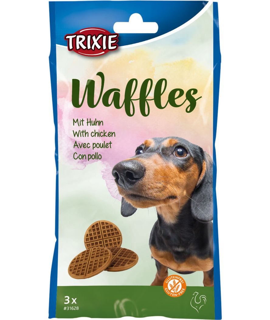 Waffles con pollo diametro 7cm, 3pz./100g Offerta Multipack 6 confezioni - foto 1