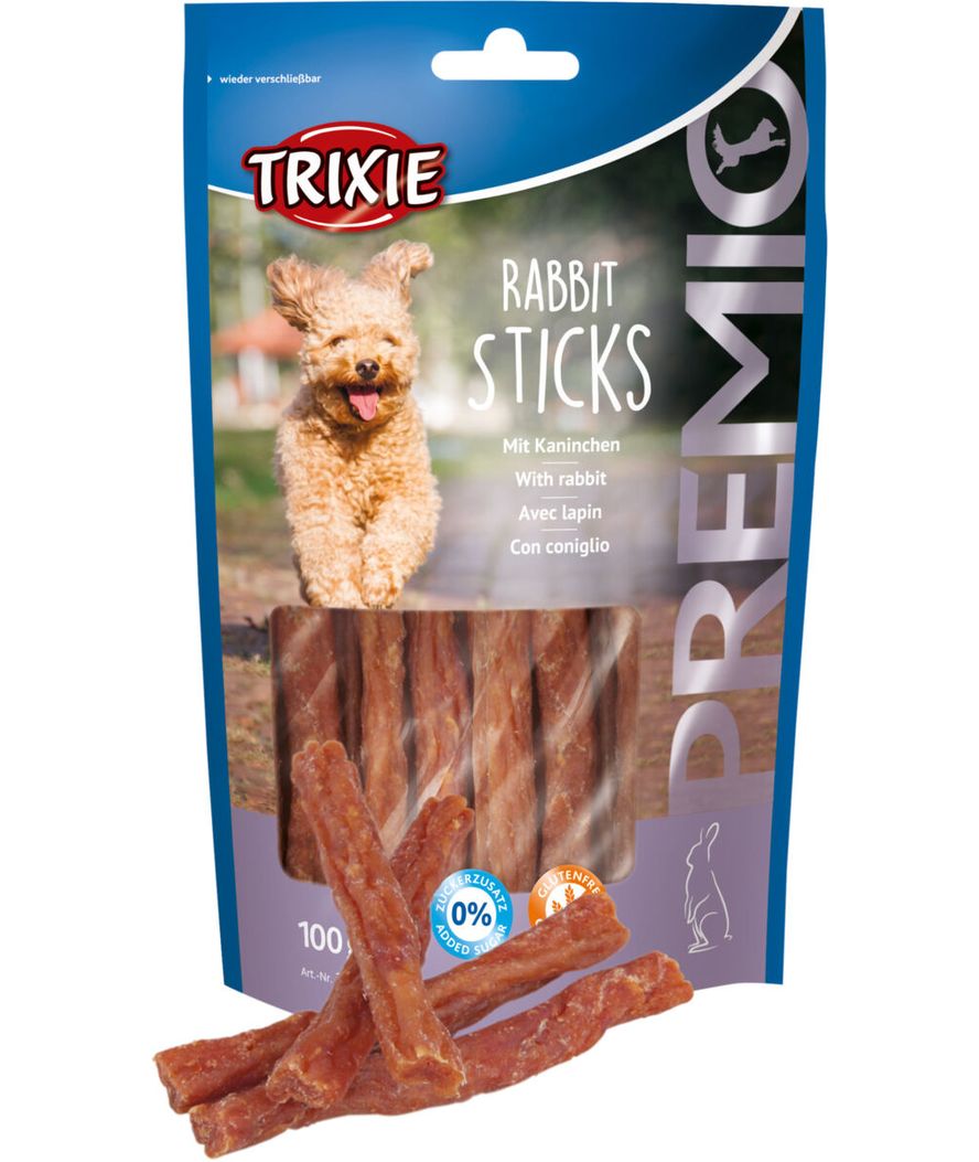 Premio rabbit sticks 100gr. Offerta Multipack 6 Conf.