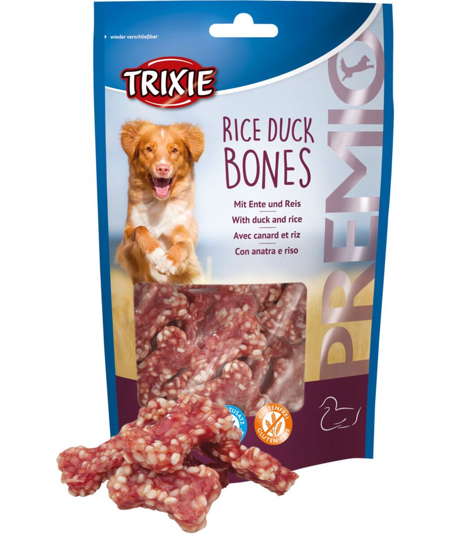 Premio rice duck bones 80gr. Offerta Multipack 6 Conf.