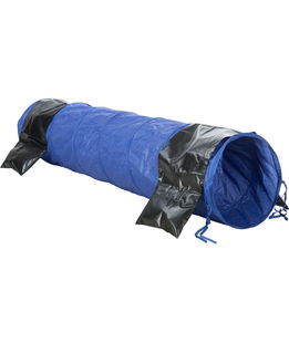 Tunnel agility dog diametro 40cm/2m colore blu