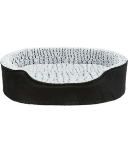 Vital cuccia lino nero/grigio