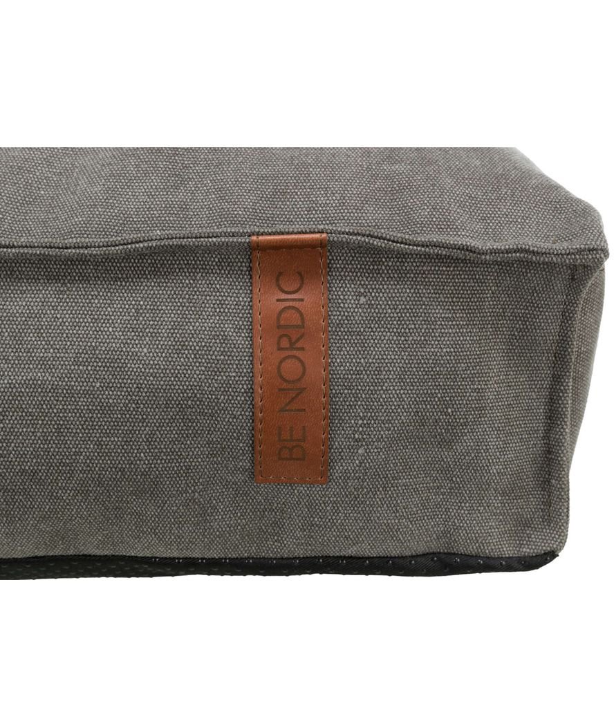 Be nordic cuscino Fohr con bordo rialzato grigio scuro - foto 3