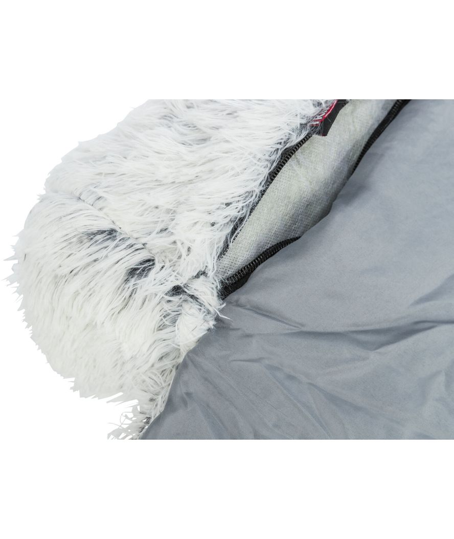 Harvey divano con coperta 80x130cm colore bianco-nero - foto 3