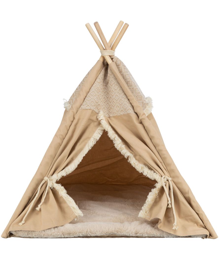 Boho tenda tipi 55x65x55cm colore beige - foto 1