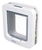 Porta gatto/cane sureflap a 4 funzioni con rilevatore microchip, bianca