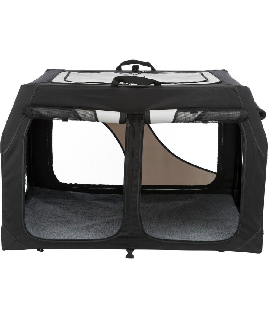 Casetta mobile vario doppia 91×60×61/57cm nero/grigio - foto 1