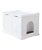 Cat house XL per nascondere la cassetta igienica 75×51×53cm, bianco