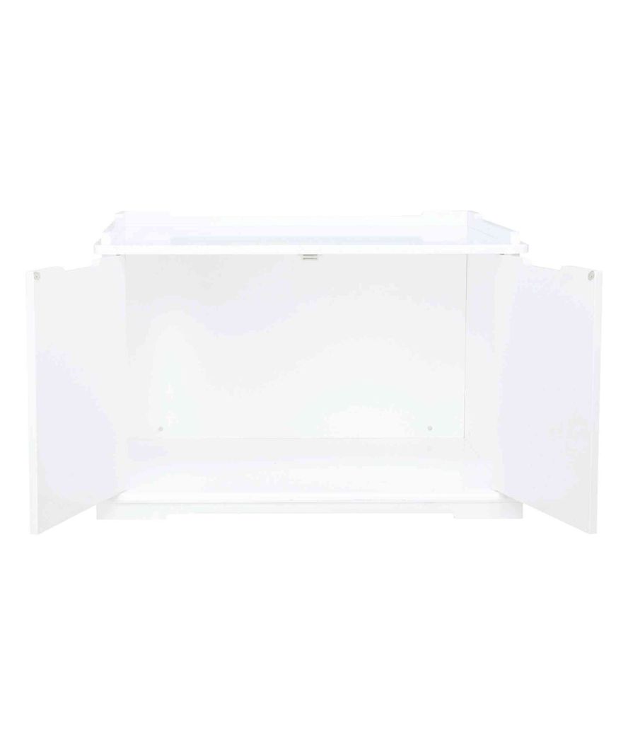 Cat house XL per nascondere la cassetta igienica 75×51×53cm, bianco - foto 3