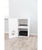 Cat house XL 2 livelli, in mdf, 53×90×58cm colore bianco - foto 4