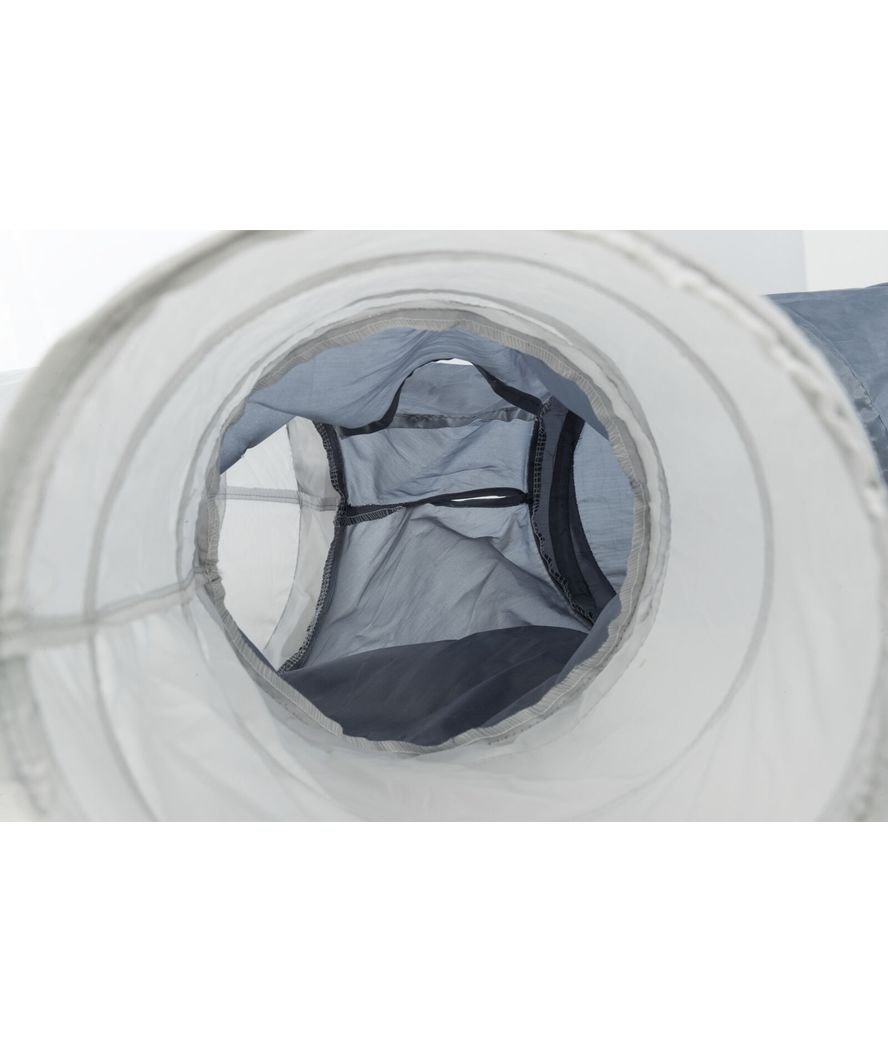 Tunnel gioco in nylon forma 3X diametro 22x50cm grigio chiaro e scuro - foto 3