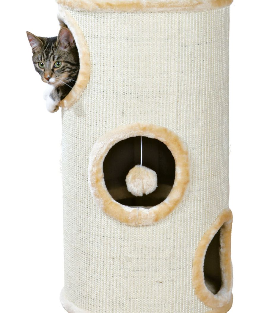 Tiragraffi Cat tower Samuel diametro 36cm/70cm beige - foto 1