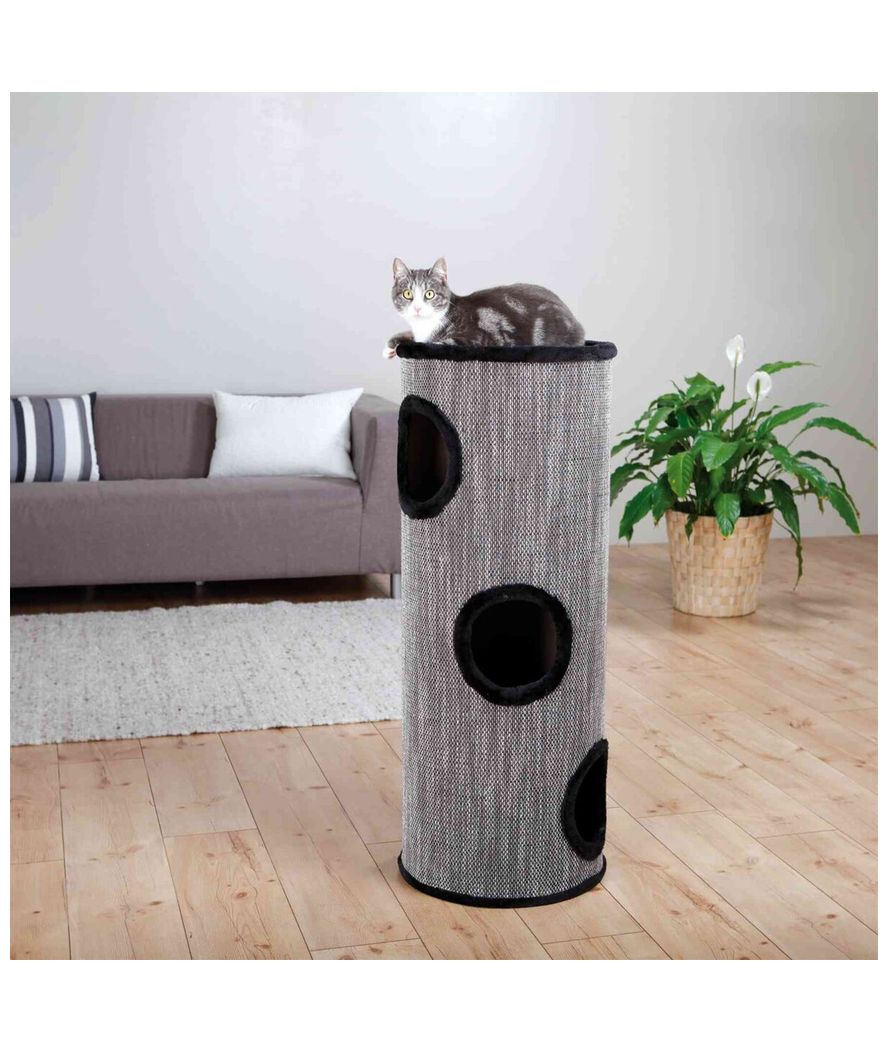 Tiragraffi Cat tower Amado 100cm, nero - foto 2