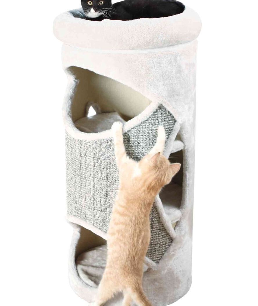 Tiragraffi Cat tower Gracia diametro 38cm/85cm, grigio chiaro - foto 1