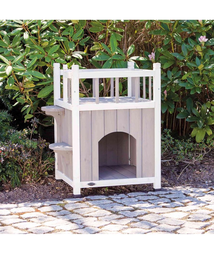 Cats home con balcone 45×65×45cm - foto 2