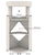 Tiragraffi Cat tower Arma 98cm, grigio/bianco/grigio - foto 1